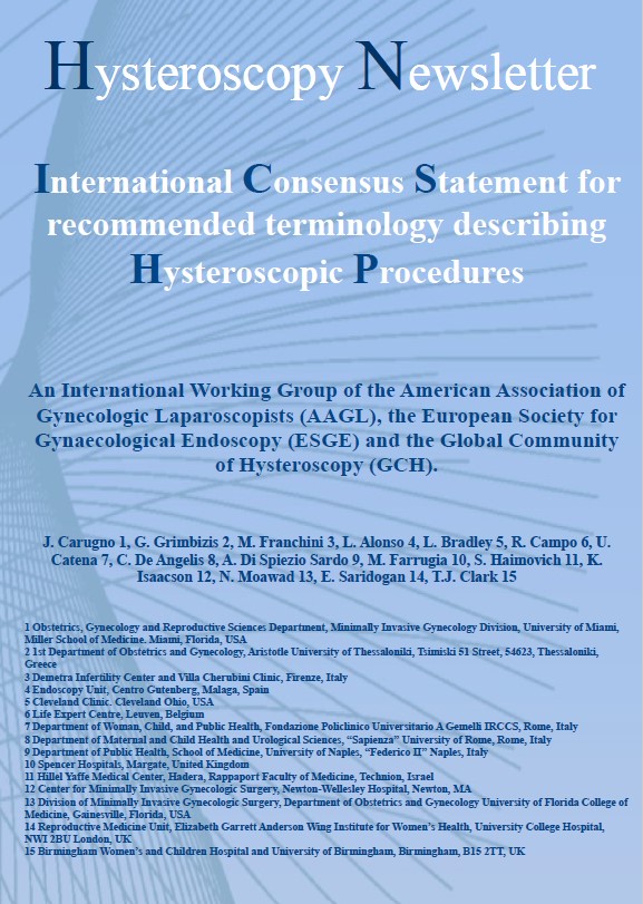 Hysterocopy Newsletter vol 8 Issue 4&nbsp;English